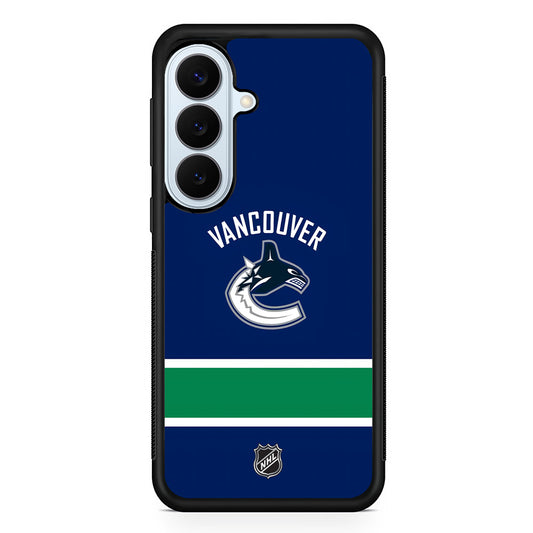 NHL Vancouver Canucks Team Samsung Galaxy S26 Plus Case | Slim Protective Rubber Cover