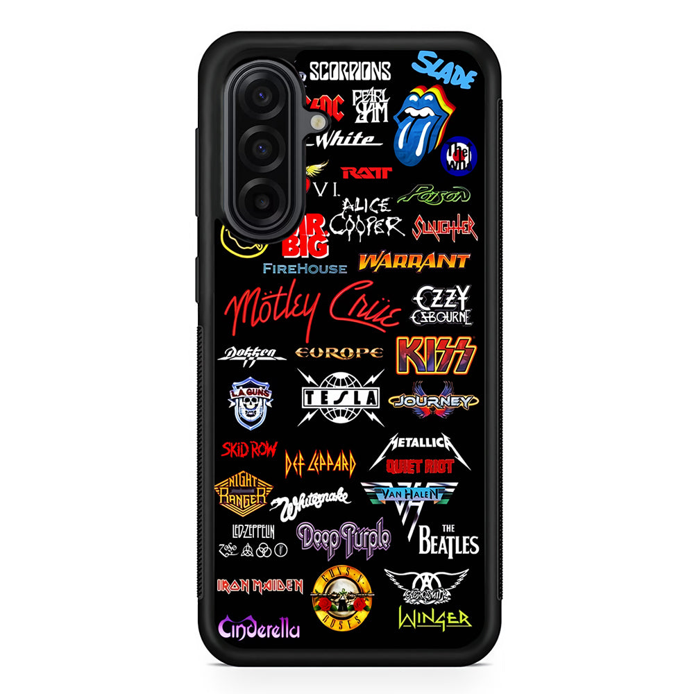 Rock and Metal Band Logo Samsung Galaxy A17 Case | Durable Rubber Samsung Galaxy A17 Phone Case