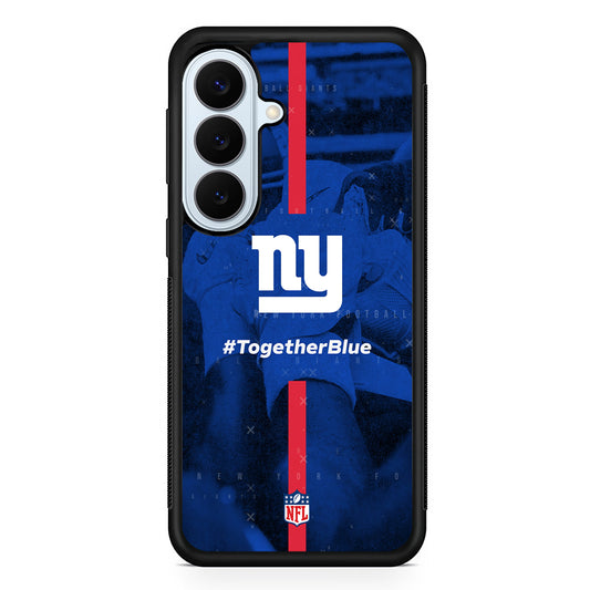 NFL New York Giants Blue Samsung Galaxy S26 Plus Case | Slim Protective Rubber Cover