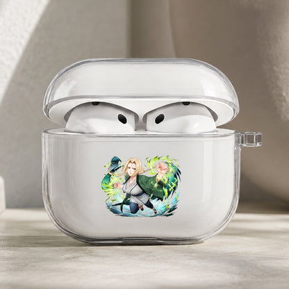 Tsunade Fifth Hokage Protective Apple AirPods Pro 3 Clear Case | Shockproof Cover