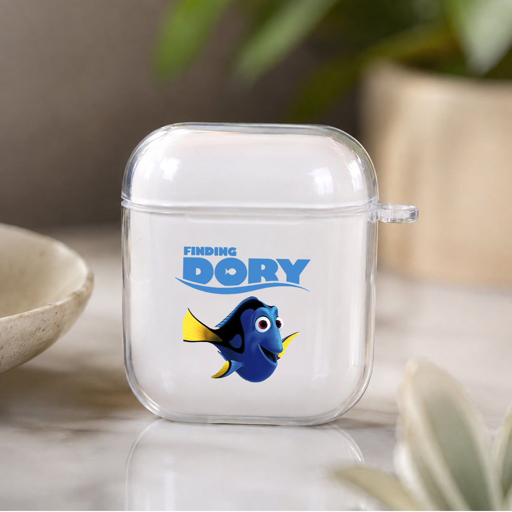 Finding Dory Protective Clear Case Cover For Apple Airpods | Soft Silicone AirPods 1 / 2 Case | Protective Cover