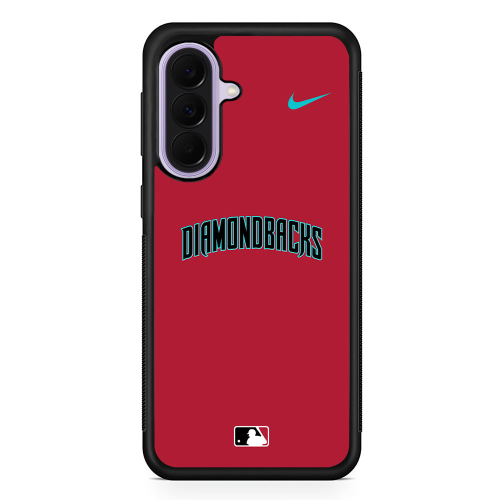 MLB Arizona Diamondbacks Red Nike Samsung Galaxy A37 Case | Samsung Galaxy A37 Rubber Protective Case