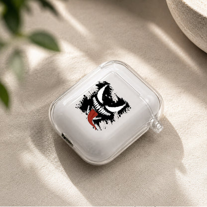 Venom Head Splash Slime Protective Clear Case Cover For Apple Airpods | Soft Silicone AirPods 1 / 2 Case | Protective Cover