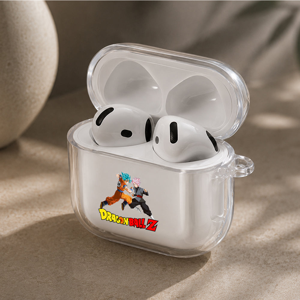 Dragon Ball Z Goku Rose VS Blue Protective Apple Airpods 4 Clear Case - Durable Clear Protection
