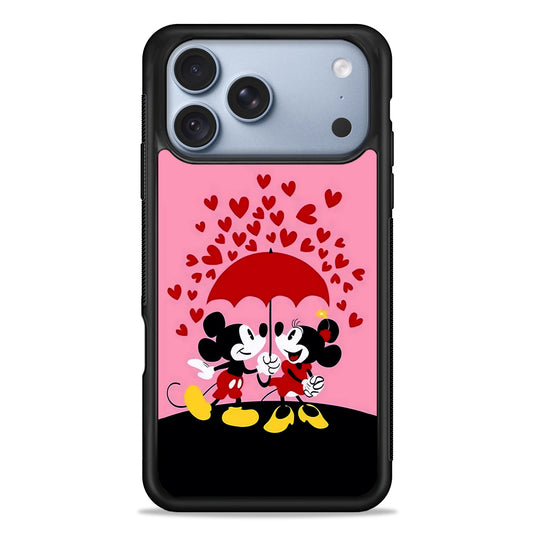 Mickey and Minnie Mouse iPhone 18 Pro Case - iPhone 18 Pro Silicone Case