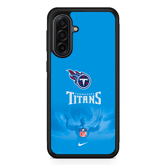 NFL Tennessee Titans Blue Nike Samsung Galaxy A17 Case | Durable Rubber Samsung Galaxy A17 Phone Case