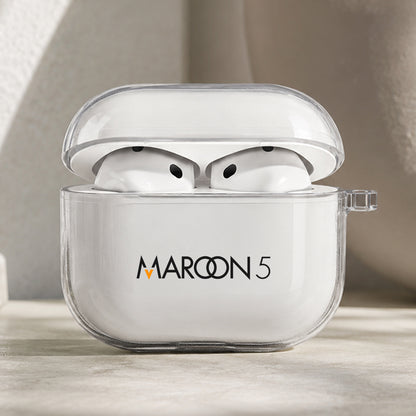 Maroon 5 Band Symbol Protective Apple AirPods Pro 3 Clear Case | Shockproof Cover