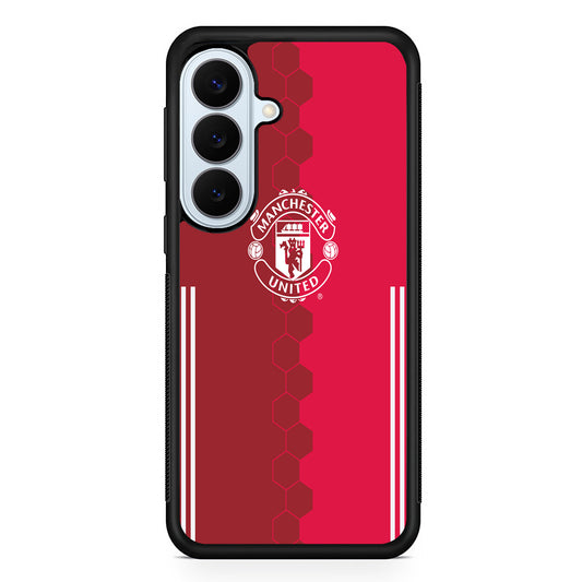 FB Manchester United Samsung Galaxy S26 Plus Case | Slim Protective Rubber Cover