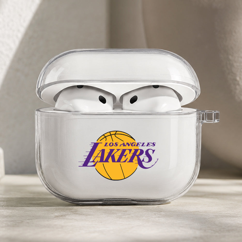 NBA Los Angeles Lakers Symbol Protective Apple AirPods Pro 3 Clear Case | Shockproof Cover