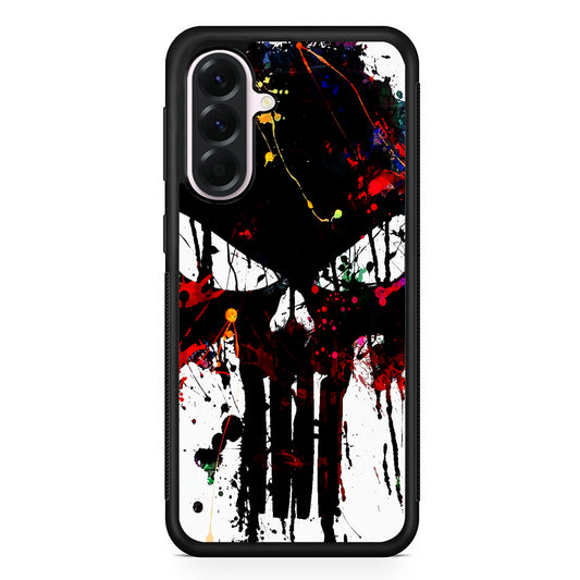 The Punisher Abstract Painting Samsung Galaxy A56 Case | Samsung Galaxy A56 Protective Rubber Case