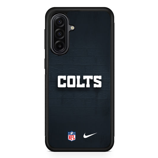 NFL Indianapolis Colts Nike Samsung Galaxy A17 Case | Durable Rubber Samsung Galaxy A17 Phone Case