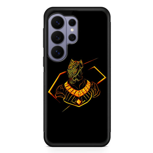 Black Panther Golden Art Samsung Galaxy S26 Ultra Case | Protective Rubber Cover