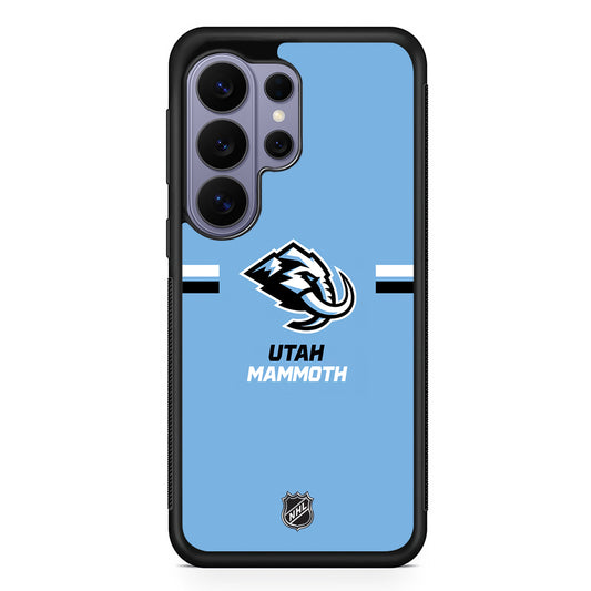 NHL Utah Mammoth Blue Samsung Galaxy S26 Ultra Case | Protective Rubber Cover