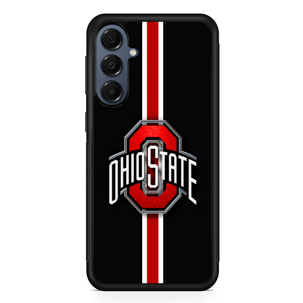 Ohio State White Red Line Samsung Galaxy A16 Case | Slim Protective Cover for Samsung Galaxy A16