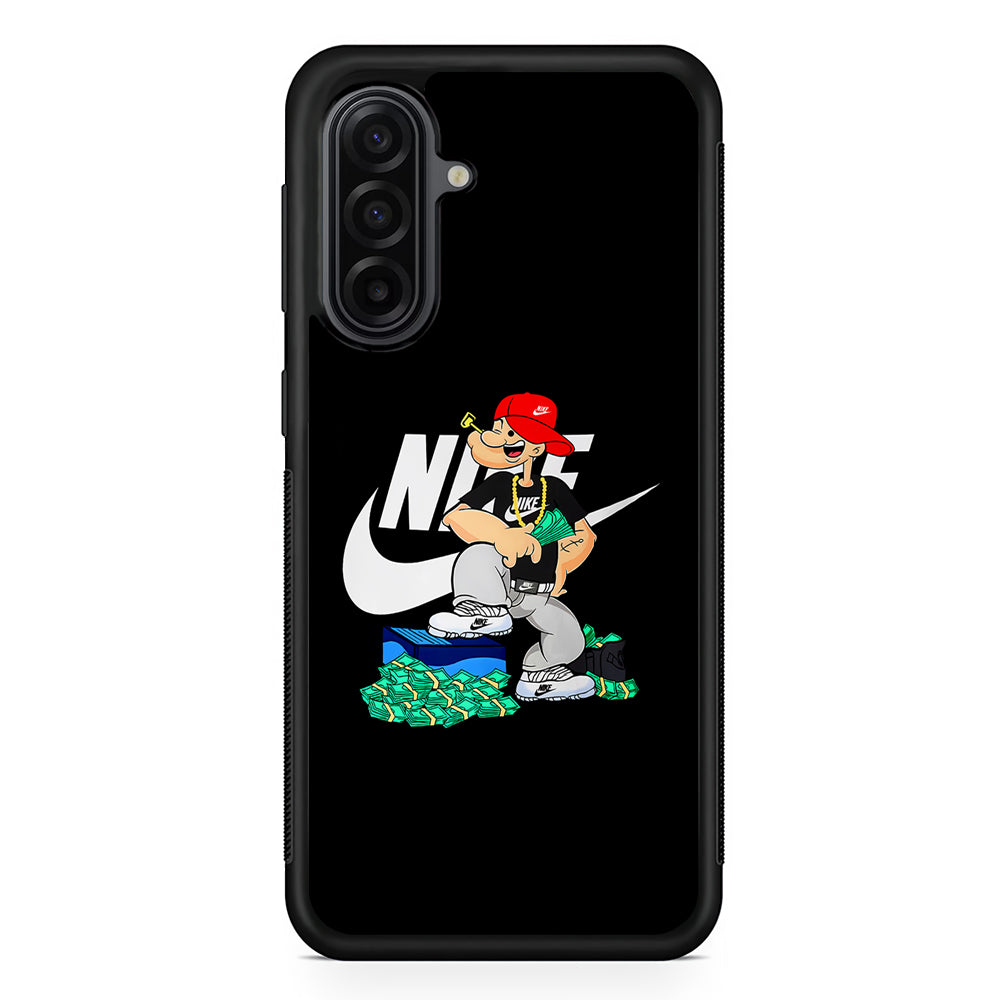 Nike Rich Popeye Samsung Galaxy A17 Case | Durable Rubber Samsung Galaxy A17 Phone Case
