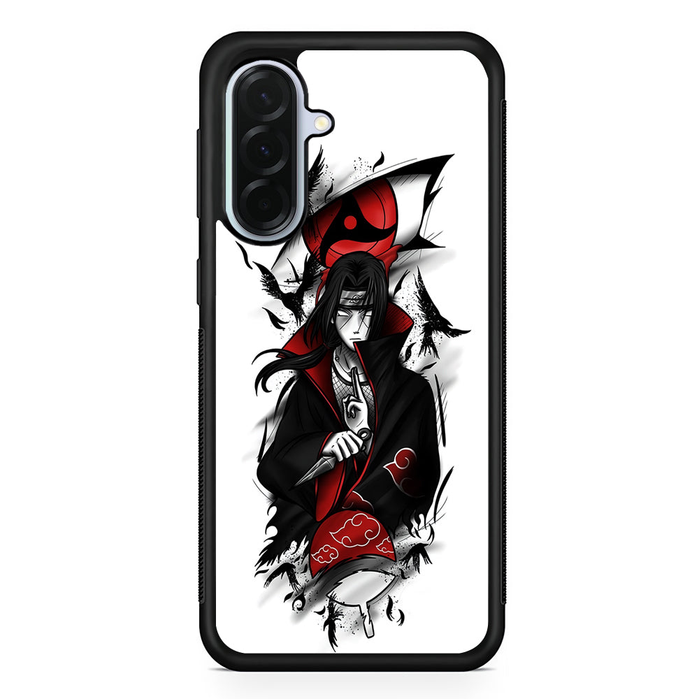 Itachi Uchiha White Samsung Galaxy A36 Case | Durable Samsung Galaxy A36 Protective Case