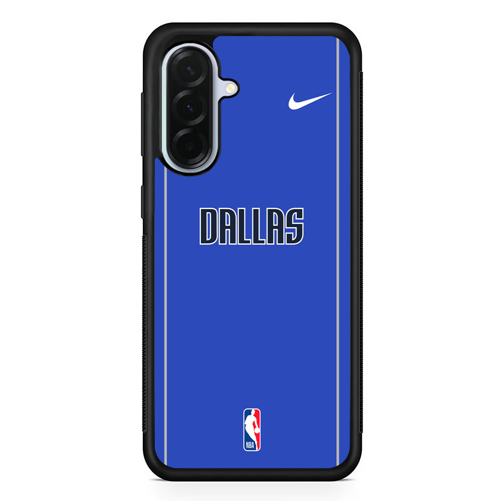 NBA Dallas Mavericks Blue Nike Samsung Galaxy A36 Case | Durable Samsung Galaxy A36 Protective Case