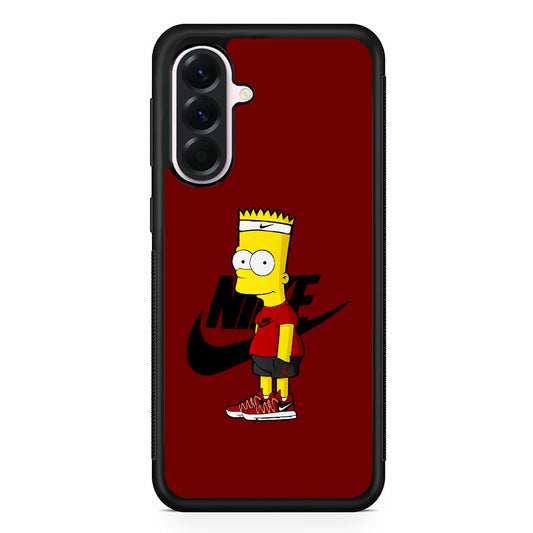 Nike Cool Bart Simpson Samsung Galaxy A56 Case | Samsung Galaxy A56 Protective Rubber Case