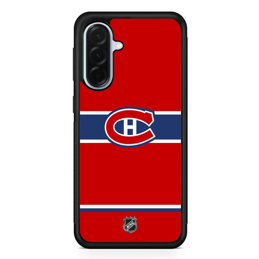 NHL Montréal Canadiens Red Samsung Galaxy A36 Case | Durable Samsung Galaxy A36 Protective Case