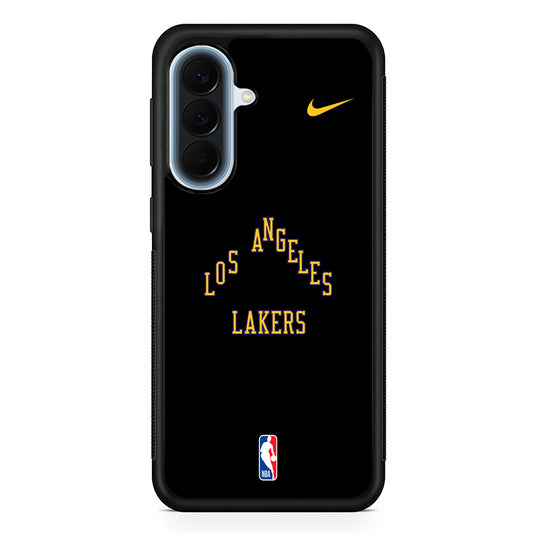 NBA Los Angeles Lakers Black Nike Samsung Galaxy A57 Case | Slim Samsung Galaxy A57 Protective Case
