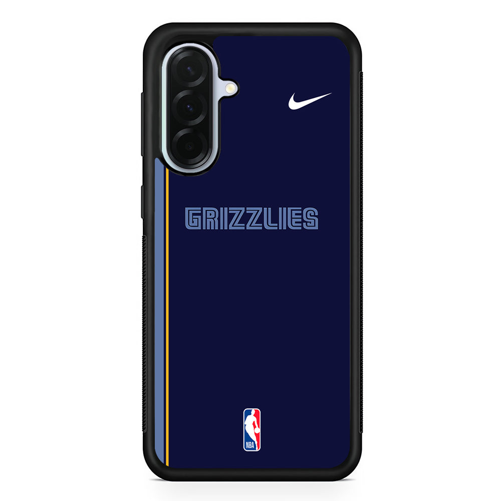 NBA Memphis Grizzlies Navy Nike Samsung Galaxy A36 Case | Durable Samsung Galaxy A36 Protective Case