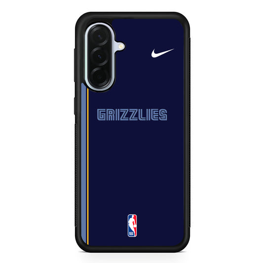 NBA Memphis Grizzlies Navy Nike Samsung Galaxy A36 Case | Durable Samsung Galaxy A36 Protective Case