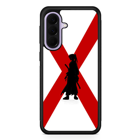 Samurai X Kenshin Silhouette Samsung Galaxy A37 Case | Samsung Galaxy A37 Rubber Protective Case