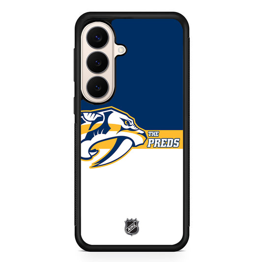 NHL Nashville Predators The Preds Samsung Galaxy S26 Case | Durable Protective Rubber Cover