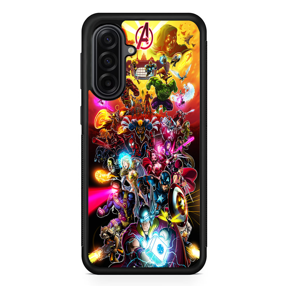 Marvel Avengers Alliance Assemble Samsung Galaxy A17 Case | Durable Rubber Samsung Galaxy A17 Phone Case