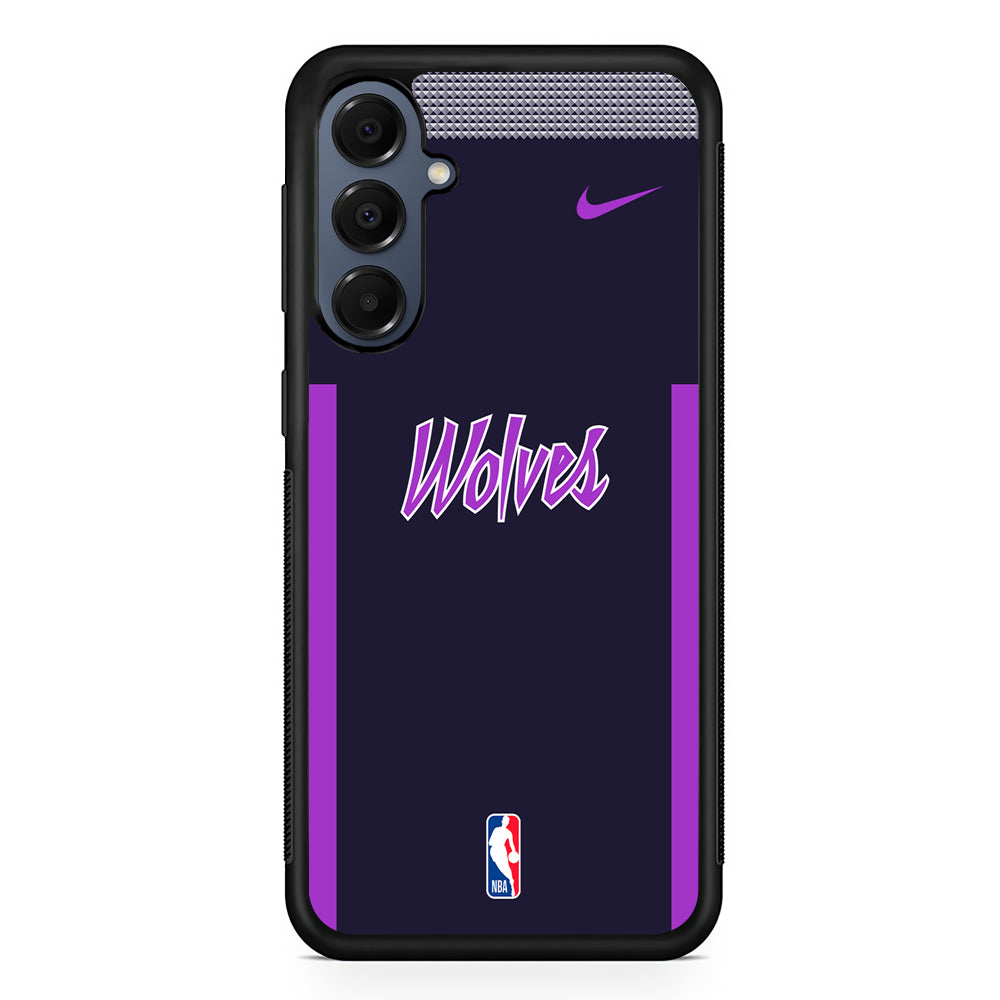 NBA Minnesota Timberwolves Purple Nike Samsung Galaxy A16 Case | Slim Protective Cover for Samsung Galaxy A16