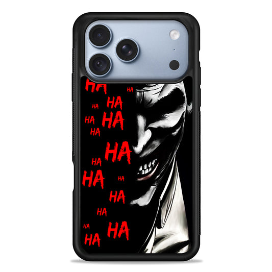 Joker Laugh iPhone 18 Pro Case - iPhone 18 Pro Silicone Case
