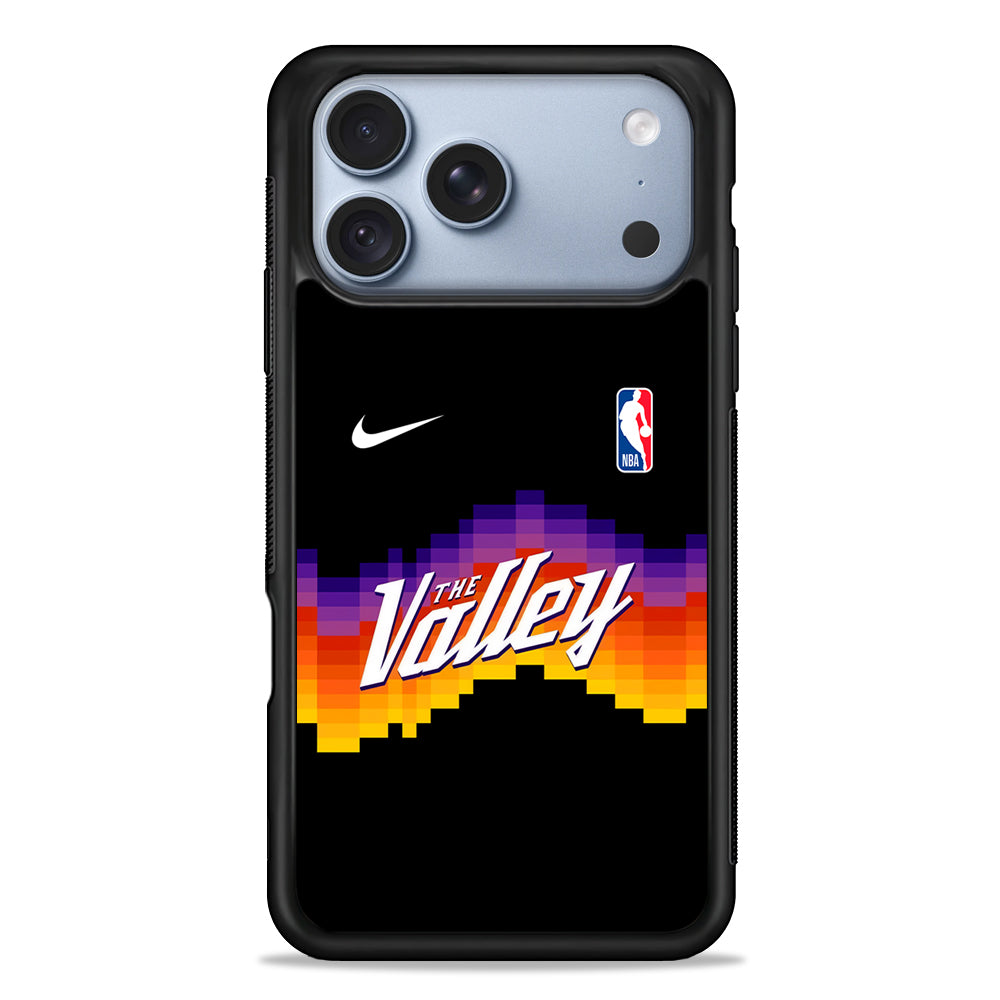 NBA Phoenix Suns Black Nike iPhone 18 Pro Case - iPhone 18 Pro Silicone Case