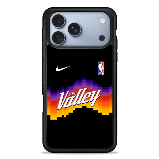 NBA Phoenix Suns Black Nike iPhone 18 Pro Case - iPhone 18 Pro Silicone Case
