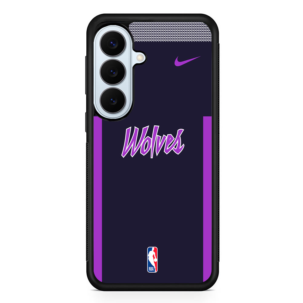NBA Minnesota Timberwolves Purple Nike Samsung Galaxy S26 Plus Case | Lightweight Protective Phone Cover