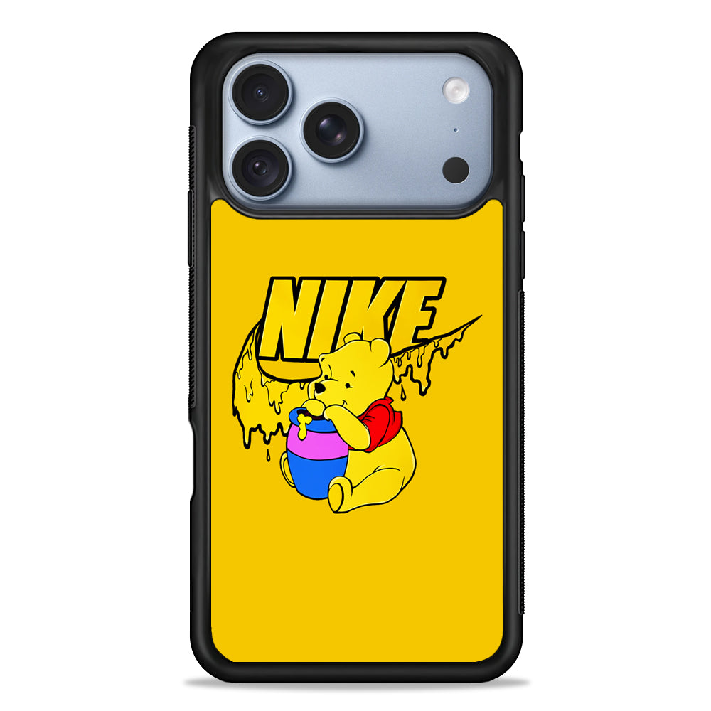 Nike Winnie The Pooh iPhone 18 Pro Case - iPhone 18 Pro Silicone Case
