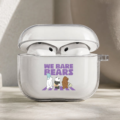 We Bare Bears Abbey Road Protective Apple AirPods Pro 3 Clear Case | Shockproof Cover