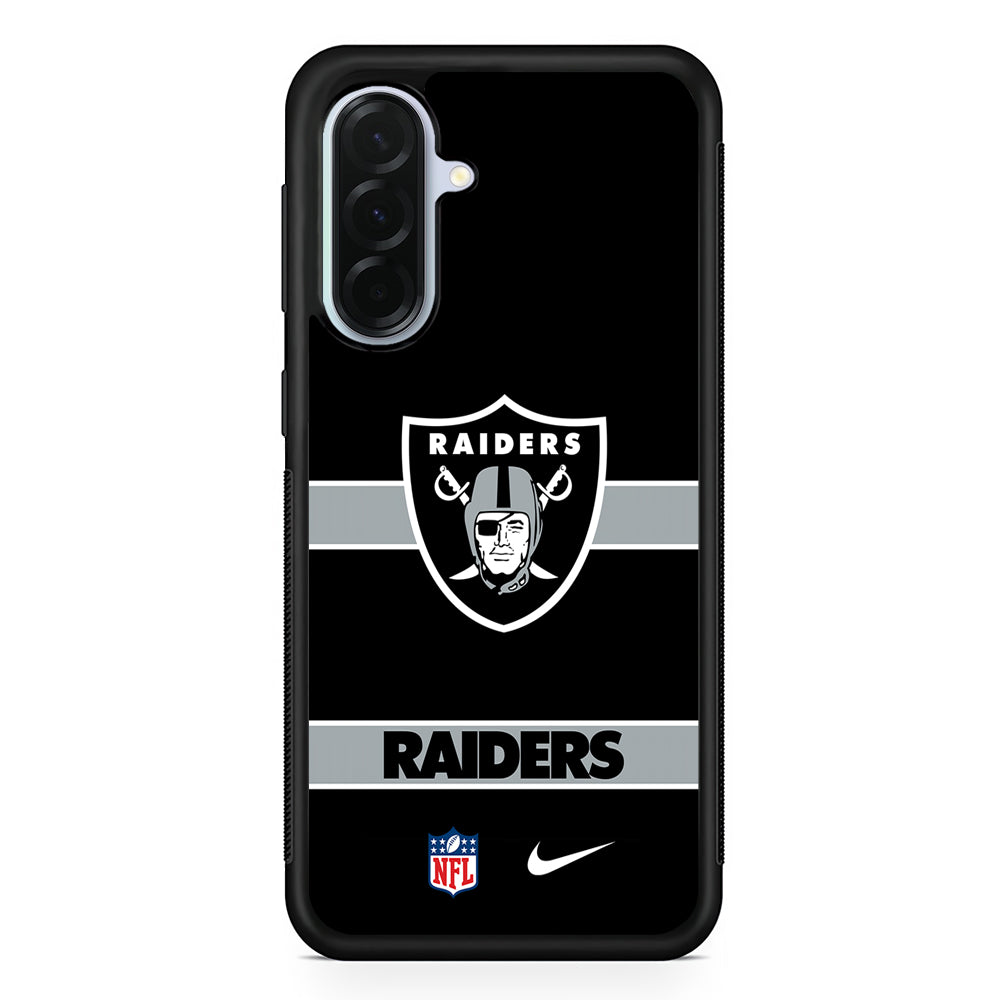NFL Las Vegas Raiders Nike Samsung Galaxy A36 Case | Durable Samsung Galaxy A36 Protective Case