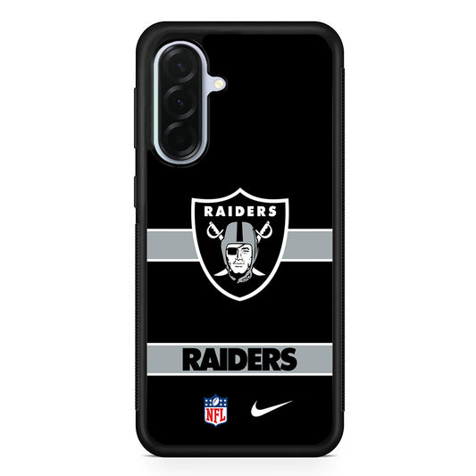 NFL Las Vegas Raiders Nike Samsung Galaxy A36 Case | Durable Samsung Galaxy A36 Protective Case