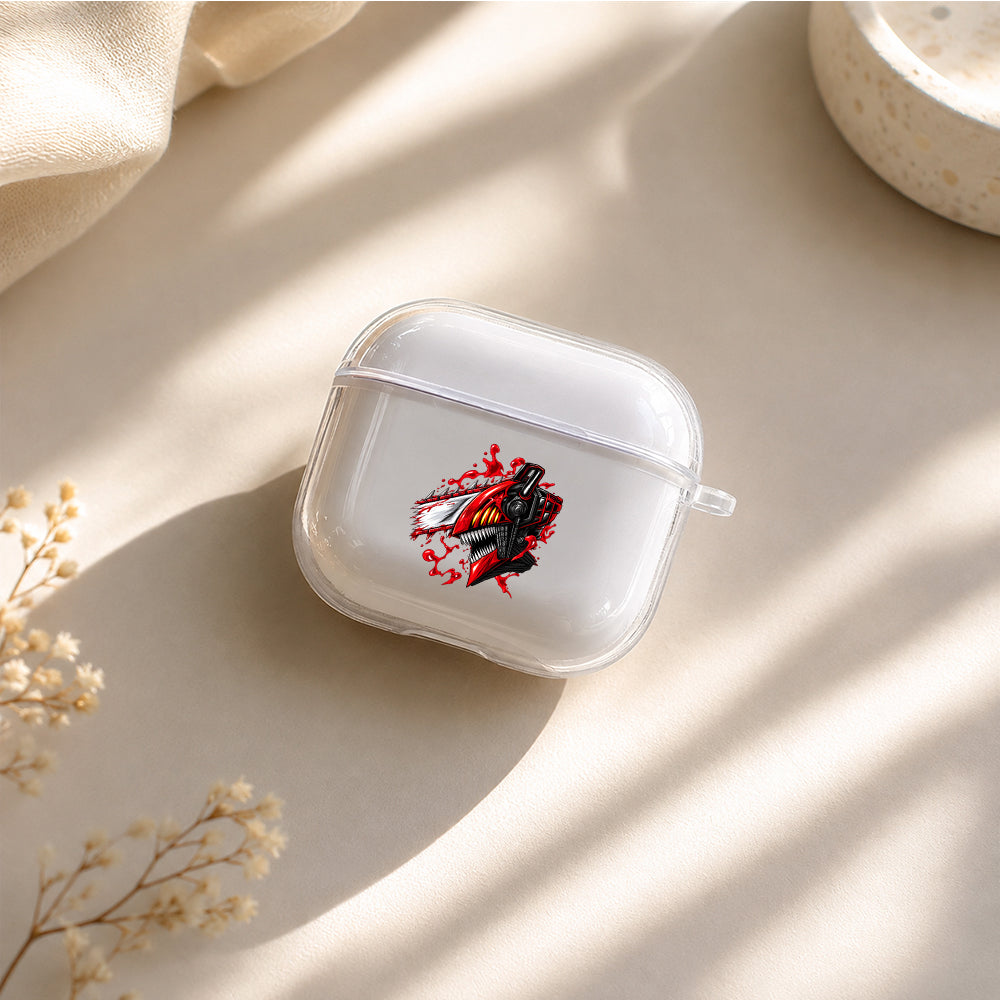 Chainsaw Man Dark Hunt Protective Apple Airpods 4 Clear Case - Durable Clear Protection