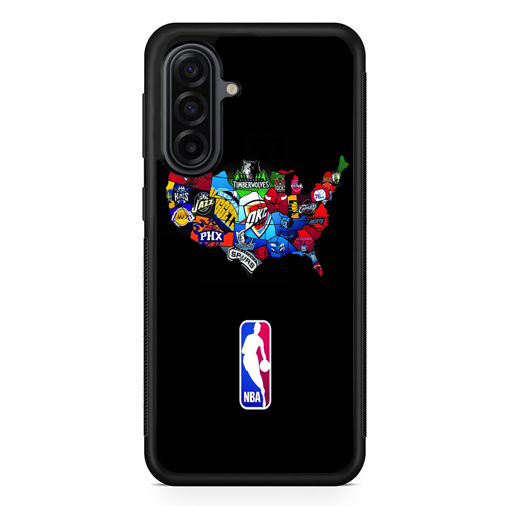 NBA Basketball Samsung Galaxy A17 Case | Durable Rubber Samsung Galaxy A17 Phone Case