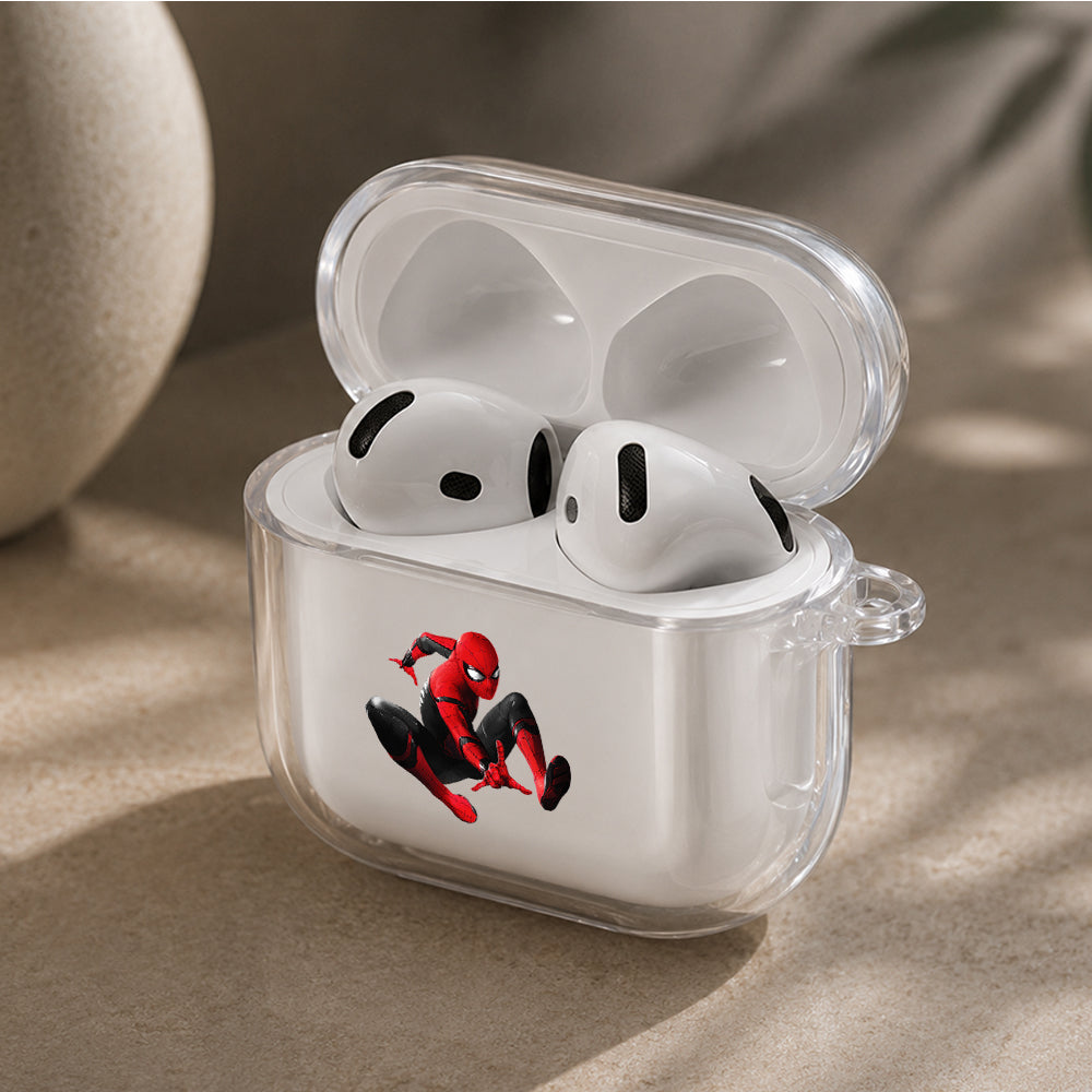 Spider-Man Upgraded Suit Protective Apple Airpods 4 Clear Case - Durable Clear Protection