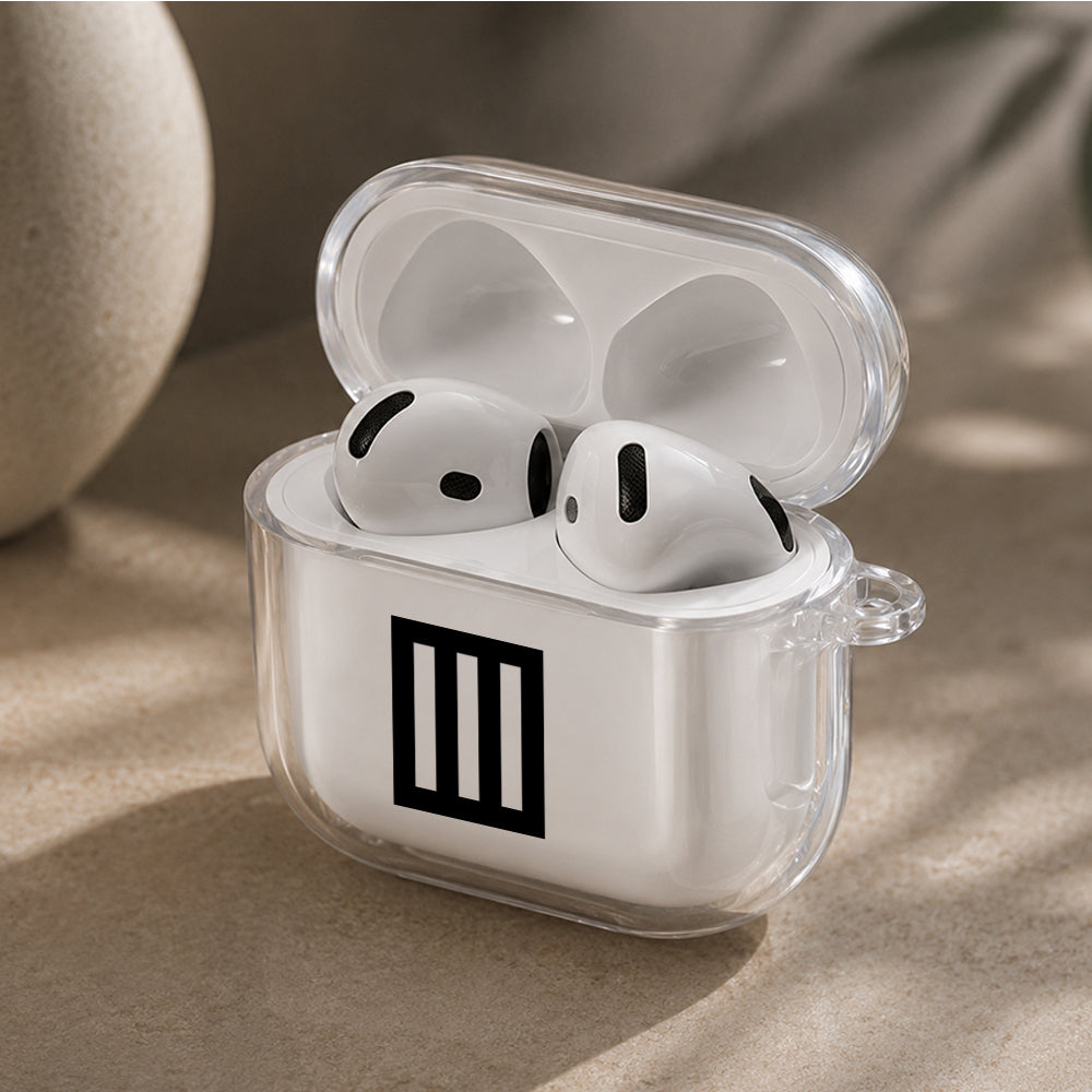 Paramore Band Logo Protective Apple Airpods 4 Clear Case - Durable Clear Protection