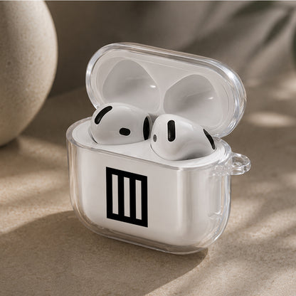 Paramore Band Logo Protective Apple Airpods 4 Clear Case - Durable Clear Protection