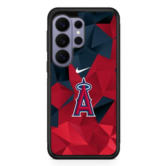 MLB Los Angeles Angels Polygonal Nike Samsung Galaxy S26 Ultra Case | Slim Durable Protective Cover