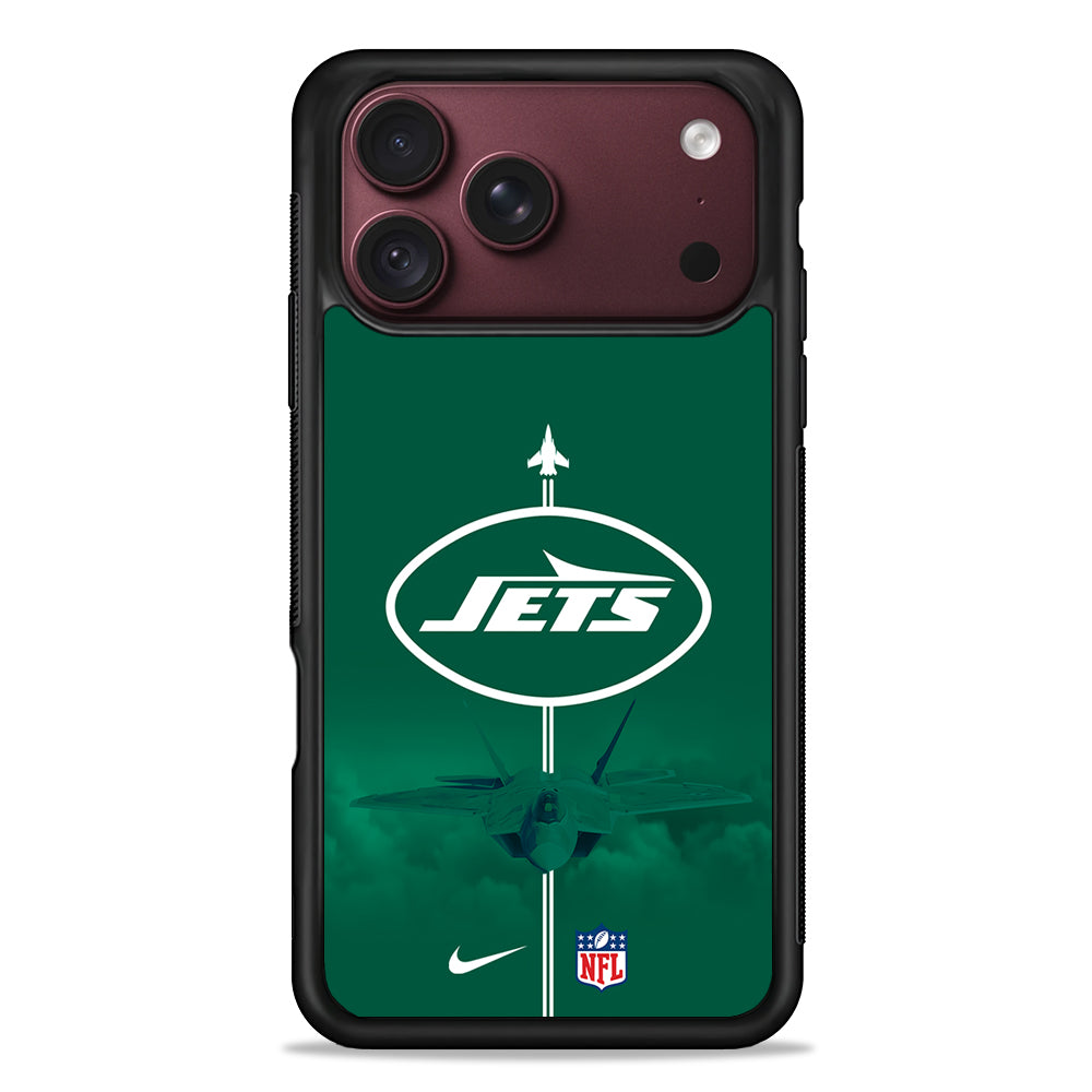 NFL New York Jets Nike iPhone 18 Pro Max Case – Slim Silicone Protective Cover