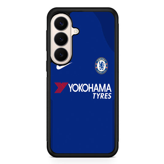 FB Chelsea Jersey Samsung Galaxy S26 Case | Durable Protective Rubber Cover