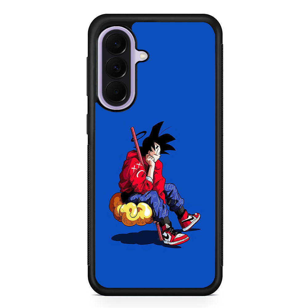 Goku Air Jordan Shoes Samsung Galaxy A37 Case | Samsung Galaxy A37 Rubber Protective Case