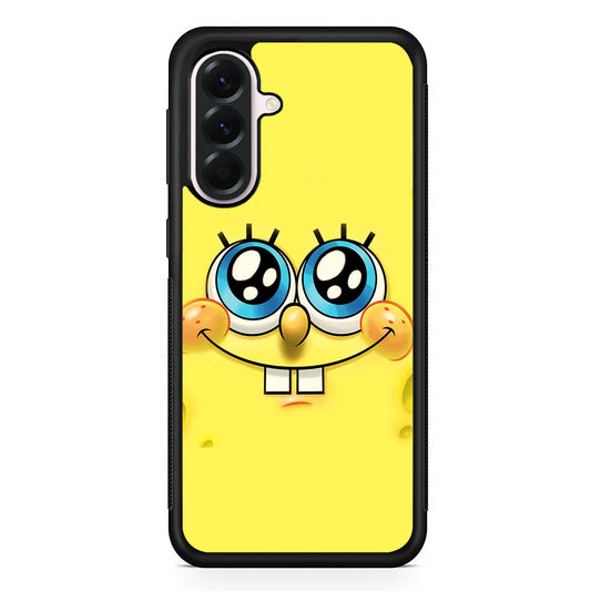Spongebob's smiling face Samsung Galaxy A56 Case | Samsung Galaxy A56 Protective Rubber Case