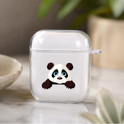 Cute Panda Protective Clear Case Cover For Apple Airpods | Soft Silicone AirPods 1 / 2 Case | Protective Cover