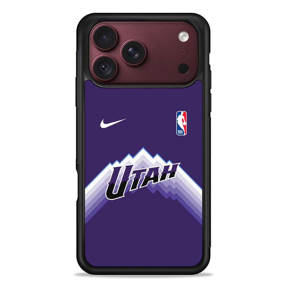NBA Utah Jazz Purple Nike iPhone 18 Pro Max Case – Slim Silicone Protective Cover